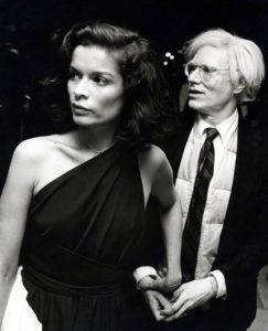 Bianca Jagger et Andy Warhol