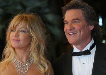 Goldie Hawn accompagne son mari Kurt Russel, héros masculin de "Boulevard de la mort" (photo L'Oréal Cannes)